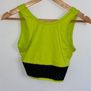 Lululemon Cropped Work Out Top
